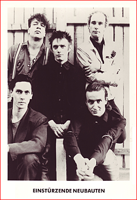 Einst�rzende Neubauten promo from the earlier days